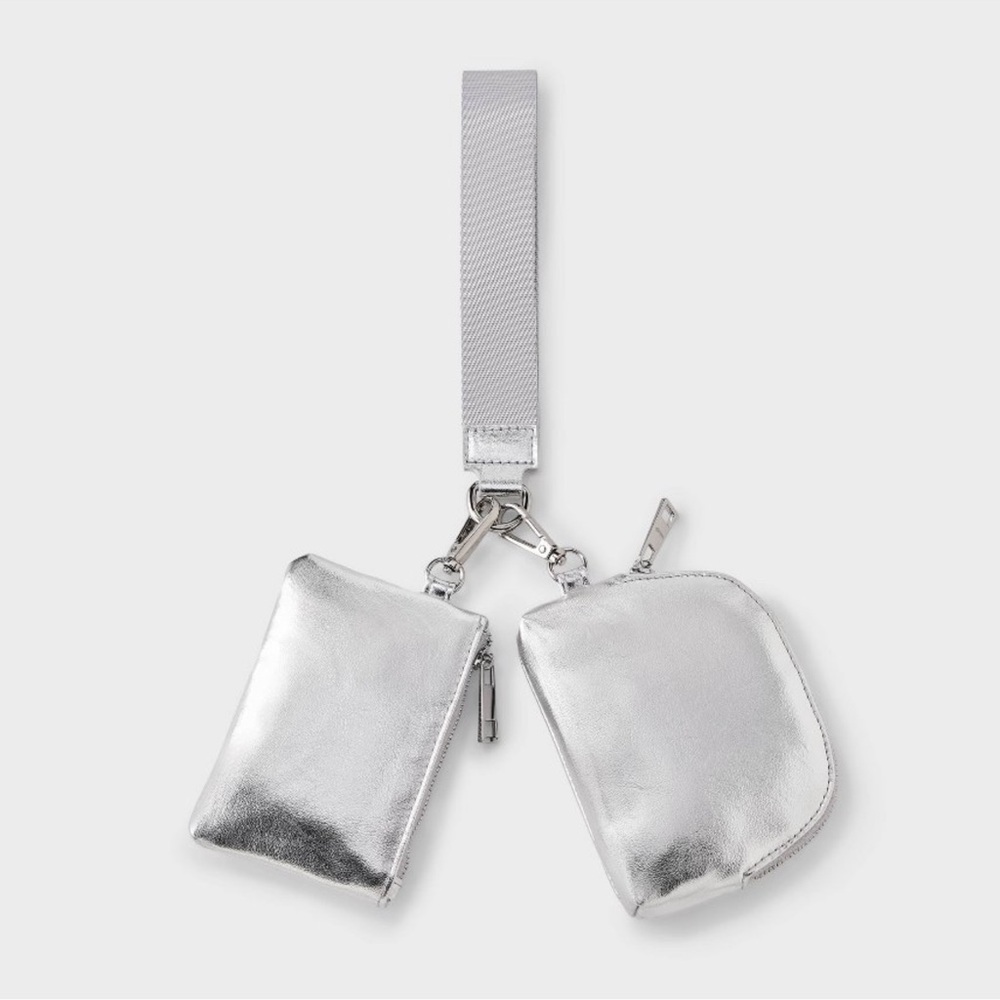 Girls' Wristlet Pouch - art class™ Silver